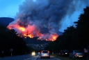 Feu de forêt Loèche